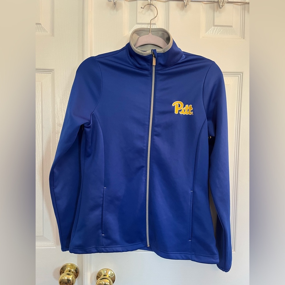 PITT logo zippered sweatshirt size S